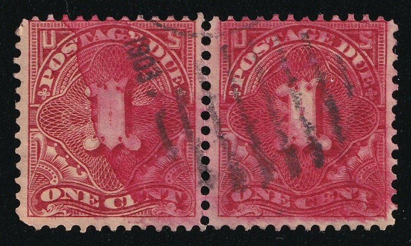 US Scott J38 pair Used  Postage Due   Lot W216 