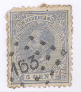 Netherlands, Scott #23, Used, 163- Workum