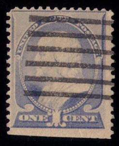 US Sc 212 Used,1c Ultra Franklin F-VF