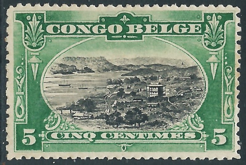 Belgian Congo, Sc #45, 5c MH