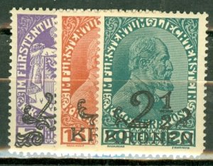 HO: Liechtenstein 11-16 MNH CV $71; scan shows only a few