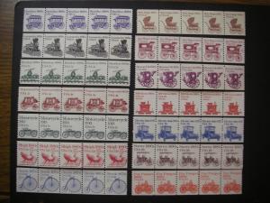 Scott 1897 - 1908, Transportation Coil PNC5 Collection, MNH Beauties, CV $36.95