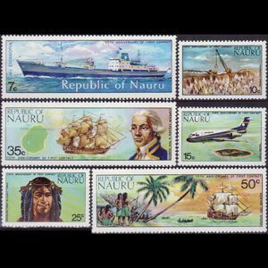 NAURU 1974 - Scott# 108-13 Contact History Set of 6 NH