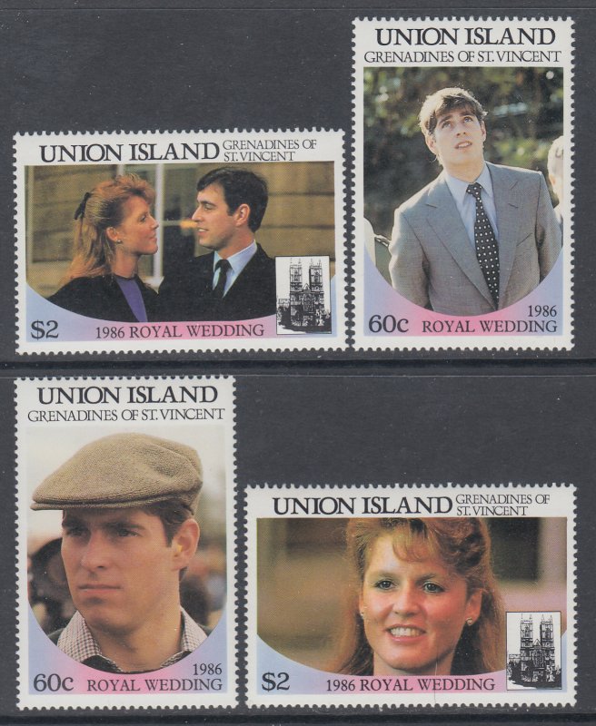 St Vincent Grenadines Union Island 228a-229b MNH VF