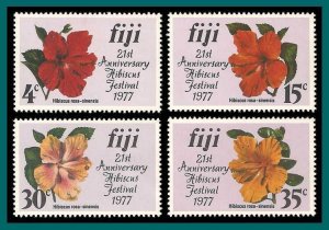 Fiji 1977 Hibiscus Festival, MNH 376-379,SG541-SG544