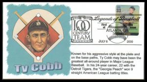 #3408d Ty Cobb Rrags FDC