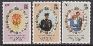 Ascension 294-6 Royal Wedding mnh