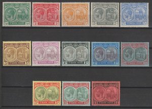 ST KITTS & NEVIS 1920/2 SG 24/36 MINT Cat £350