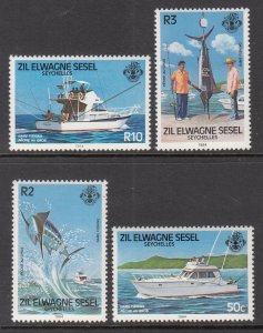 Seychelles Zil Elwagne Sesel 80-83 MNH VF