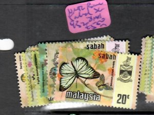 Malaysia Sabah Butterfly SG 432-8 MNH (4epu)