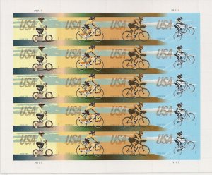 US 4687-4690 4690a Bicycling forever sheet (20 stamps) MNH 2012