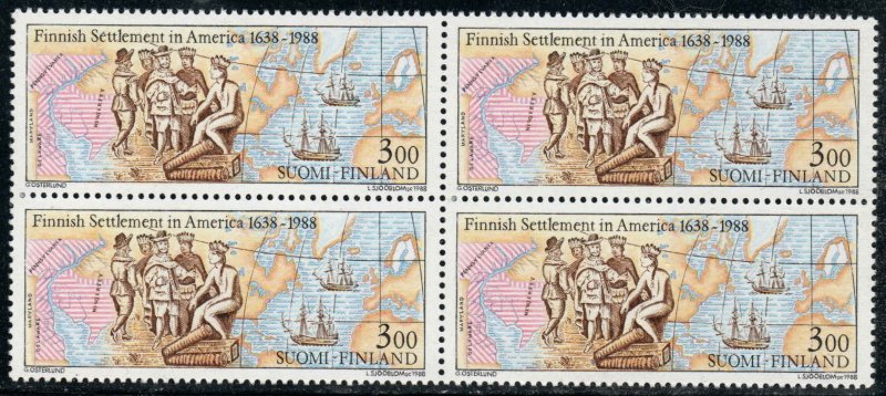 Finland  #768  Mint NH  block of 4 CV $5.00