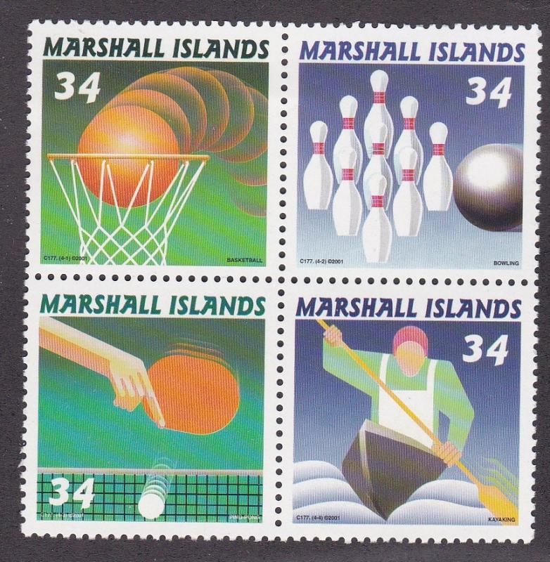 Marshall Islands # 783, Various Sports, NH, 1/2 Cat