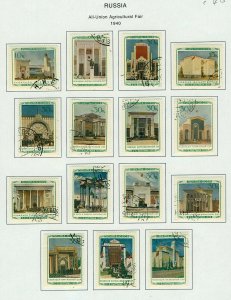 Russia 1940 collection of sets to include Liberation, Culture, Agricul FU Stamps