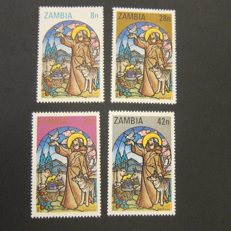 Zambia 1980 Sc 228-31 Christmas Religion set MNH