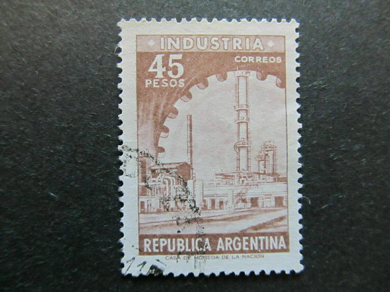1965-68 Argentina A4P30F23 WMK RA in Sun 45p Photo Used-