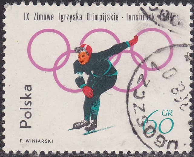 Poland 1201 Olympic Speed Skating 1964