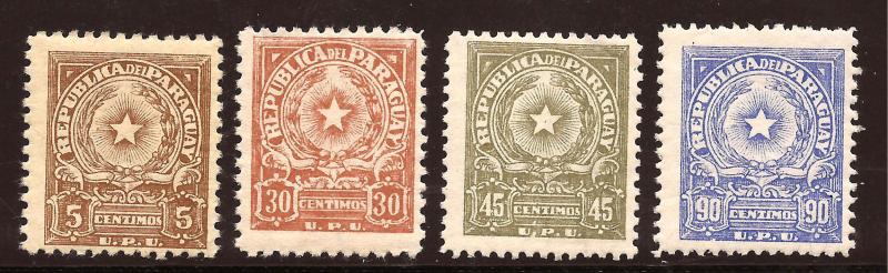 Paraguay  # 498 - 500 A  Mint