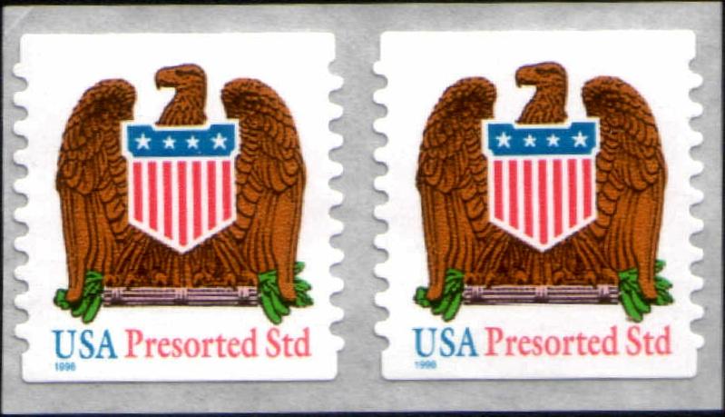 Scott 3271 Eagle with Shield MNH Pair