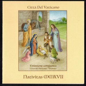 VATICAN CITY 2017 Christmas Booklet; Scott 1670a; MNH