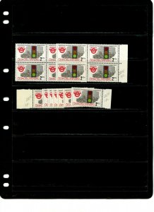 CZECHOSLOVAKIA Sc#2854 1992 Traffic Safety Lot of 15 Complete Sets OG Mint NH