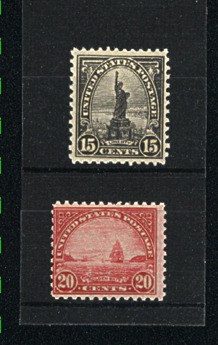 USA #696, 698  Mint  1931