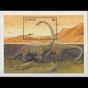 ST.VINCENT 1994 - Scott# 2053 S/S Dinosaur LH