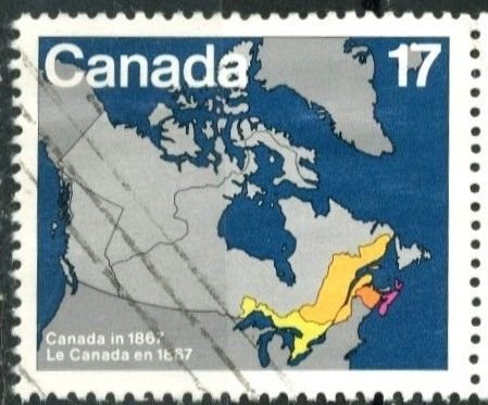 CANADA #890 & 891, USED PAIR, 1981