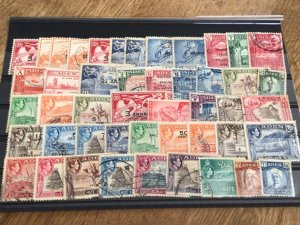 Aden mounted mint or used stamps A12466