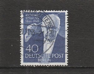 Germany  Scott#  9N111  Used  (1954 Richard Strauss)