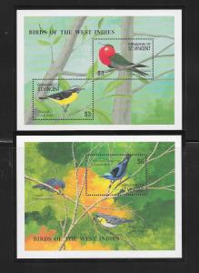 BIRDS - ST VINCENT GRENADINES #735-36  MNH