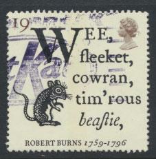 Great Britain SG 1901  Used  - Robert Burns