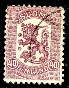 Finland, Scott #114, Used