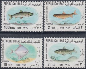 IRAQ Sc# 491-4 CPL MNH SET of FISH