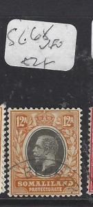 SOMALILAND  (P1310B)  KGV  12A  SG 68   VFU