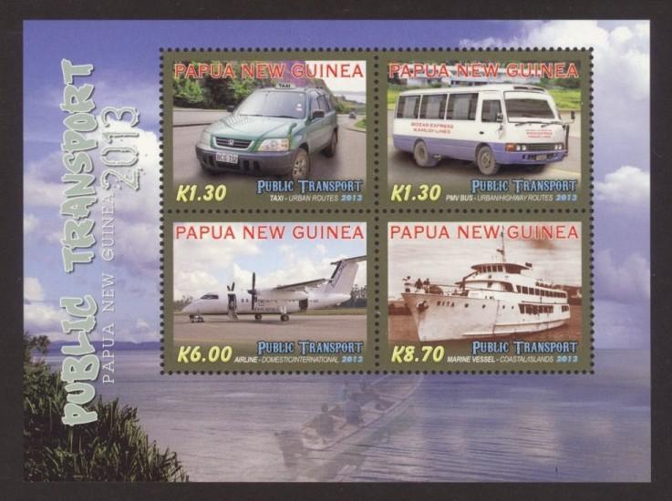 Papua New Guinea Sc# 1671 MNH Public Transport (M/S)
