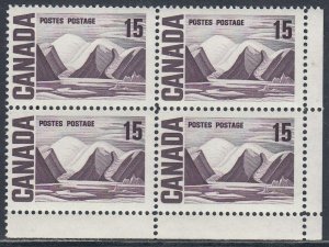 Canada Scott 463ii LR Cnr Blk MNH - 1967-72 Centennial Issue