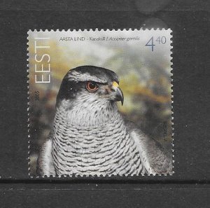 BIRDS - ESTONIA #509 GOSHAWK MNH