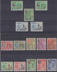 ECUADOR 1948 F. D. ROOSEVELT Sc 509, 513, C194 FIVE PERF/IMPERF PROOFS +SPECIMEN 