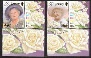 JERSEY 2000 Queen Mother's Birthday; Scott 962-63, SG 959-60; MNH