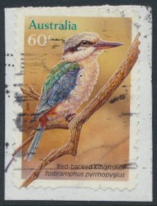 Australia  SG 3509  SC# 3377 Used SA Birds Kingfisher  see details & scan    