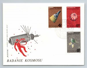 1966 Poland - Badanie Kosmosu - Wostok FDC- F5503