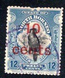 North Borneo  #162  VF,  CV $70.00  ....   4450054