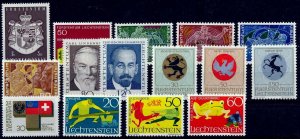 Liechtenstein 1969 -  Year set MNH