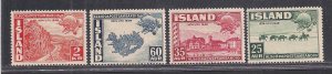 ICELAND SC# 253-6   F/MOG  1949