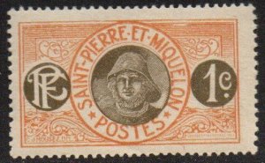 St. Pierre & Miquelon Sc #79 Mint Hinged