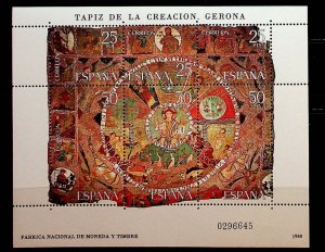 SPAIN Sc 2221 NH MINISHEET OF 1980 - CATHEDRAL - ART