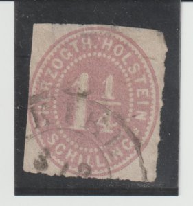 Germany-Schleswig-Holstein Scott # 20 Used thin at top CV.$25.