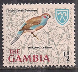 Gambia 1966 QE2 1/2d Birds SG 233 MH ( E566 )