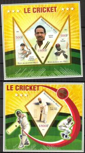 Mali 2013 Sport Cricket Sheet + S/S MNH